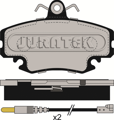 Kit de plaquettes de frein, frein à disque JURATEK JCP845
