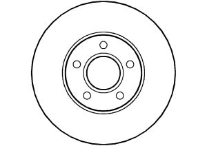 Disque de frein ABTEX BD1242V