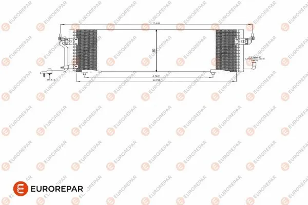 Condenseur, climatisation EUROREPAR E163304