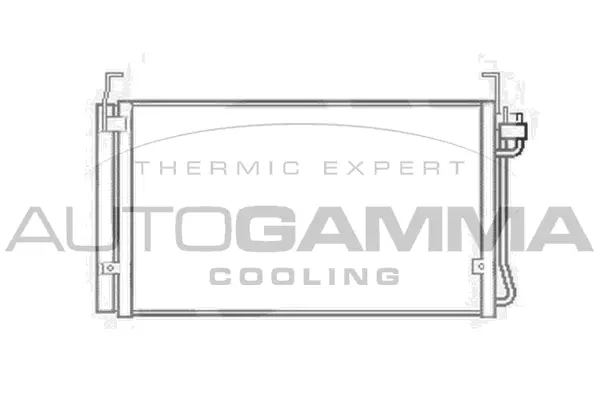 Condenseur, climatisation AUTOGAMMA 103933