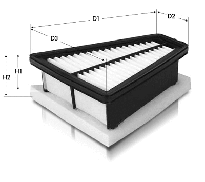 Filtre à air TECNECO FILTERS AR1684PMJS
