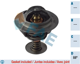 Thermostat, liquide de refroidissement FAE 5345988