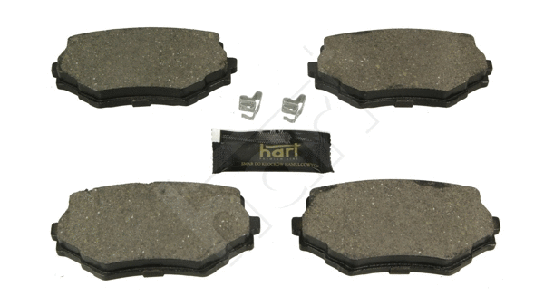 Kit de plaquettes de frein, frein à disque HART 248 900