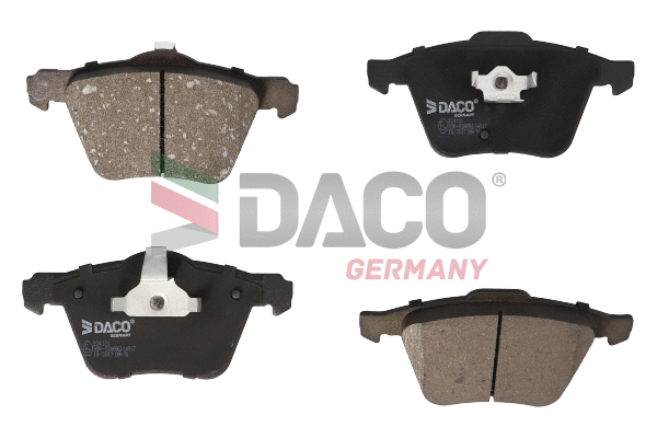 Kit de plaquettes de frein, frein à disque DACO Germany 324101