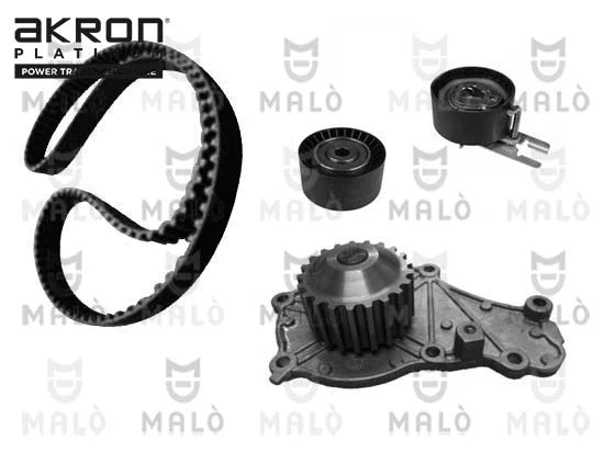 Pompe à eau + kit de courroie crantée AKRON-MALÒ 1555004