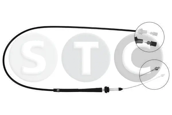 Câble d'accélération STC T483811