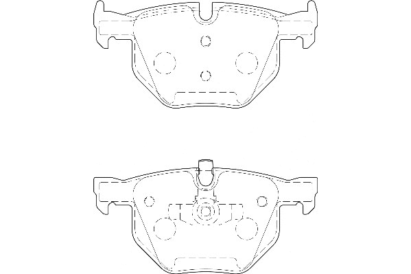Kit de plaquettes de frein, frein à disque Omnicraft 2135683