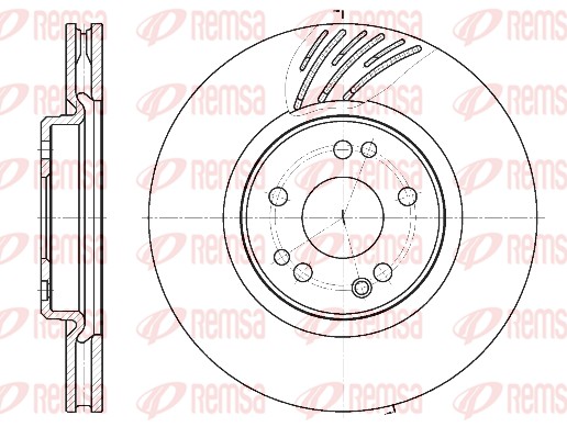 Disque de frein REMSA 61152.10