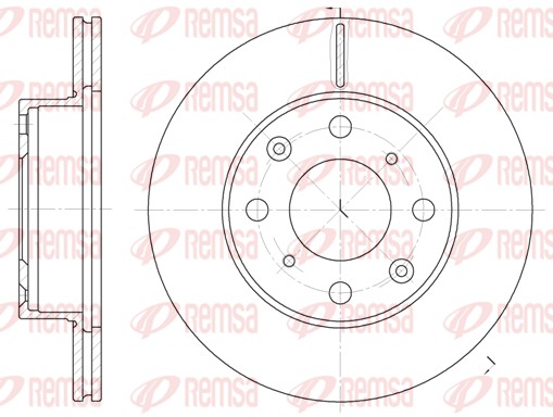 Disque de frein REMSA 6038.10