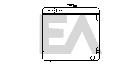 Radiateur, refroidissement du moteur EACLIMA 31R50018