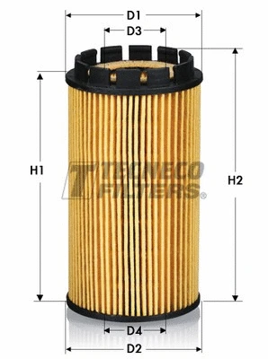 Filtre à huile TECNECO FILTERS OL0245E