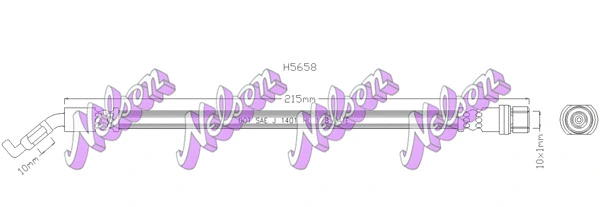 Flexible de frein KAWE H5658