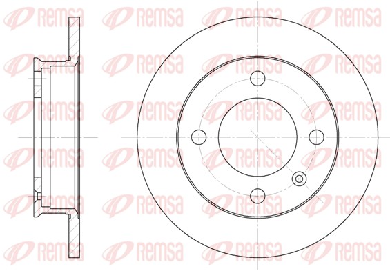 Disque de frein REMSA 6019.00