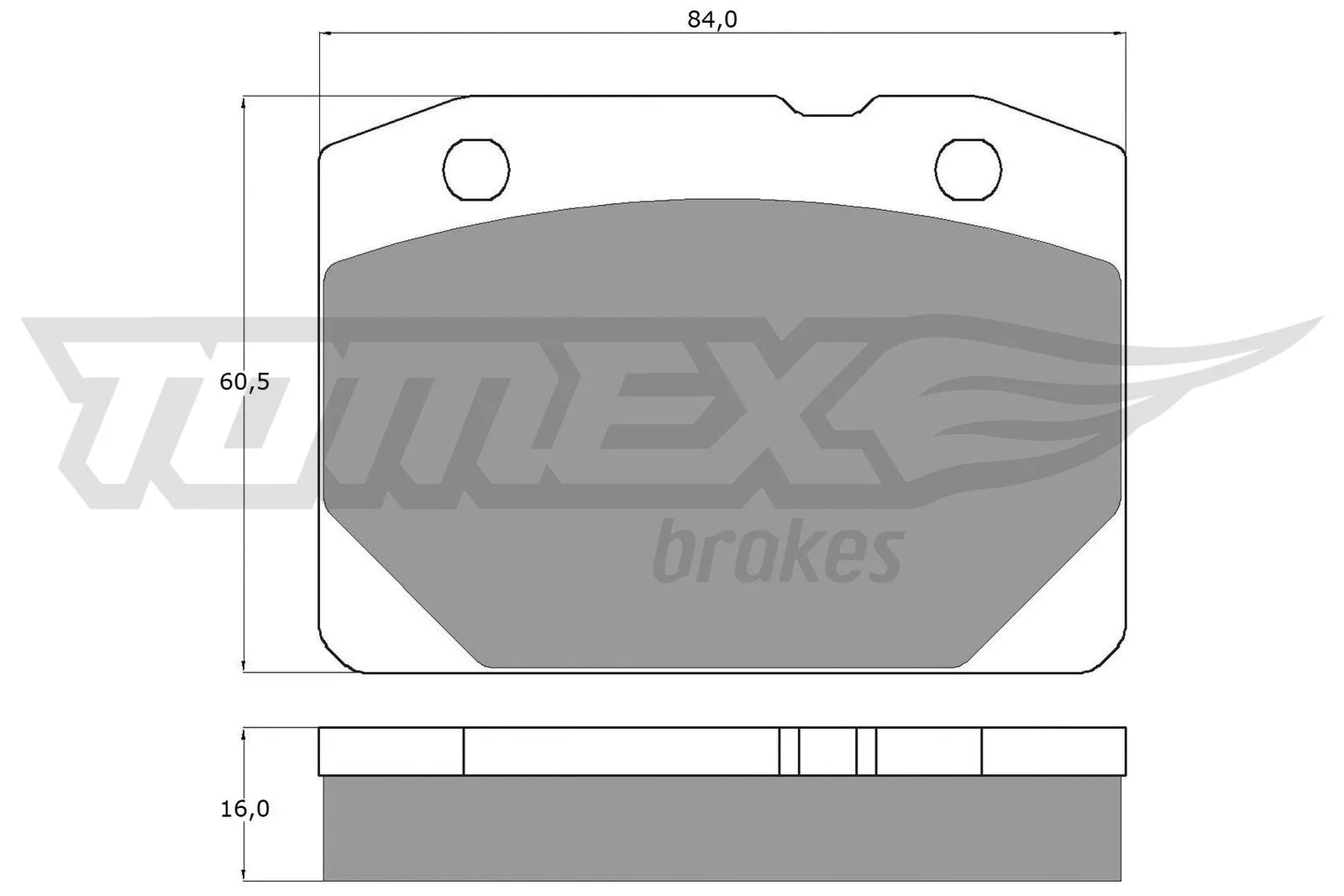 Kit de plaquettes de frein, frein à disque TOMEX Brakes TX 10-31