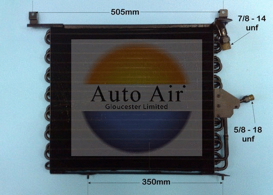 Condenseur, climatisation AUTO AIR GLOUCESTER 16-3421