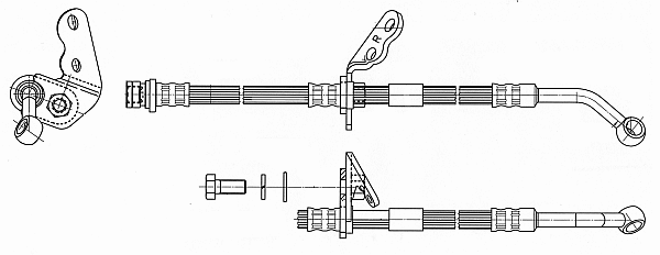 Flexible de frein CEF 512575