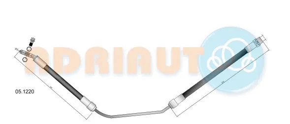 Flexible de frein ADRIAUTO 05.1220