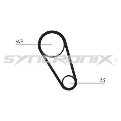 Pompe à eau + kit de courroie crantée SYNCRONIX SY2101167PE PRO