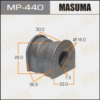 Coussinet de palier, stabilisateur MASUMA MP-440