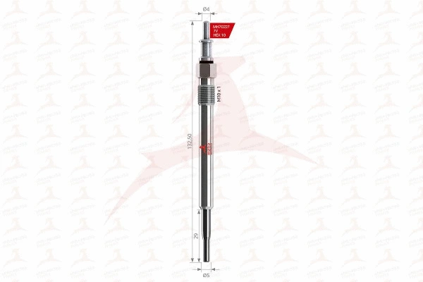 Bougie de préchauffage MEHA AUTOMOTIVE MH70227