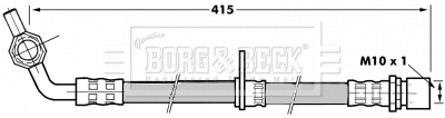Flexible de frein BORG & BECK BBH7279