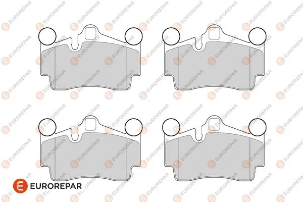 Kit de plaquettes de frein, frein à disque EUROREPAR 1686273680