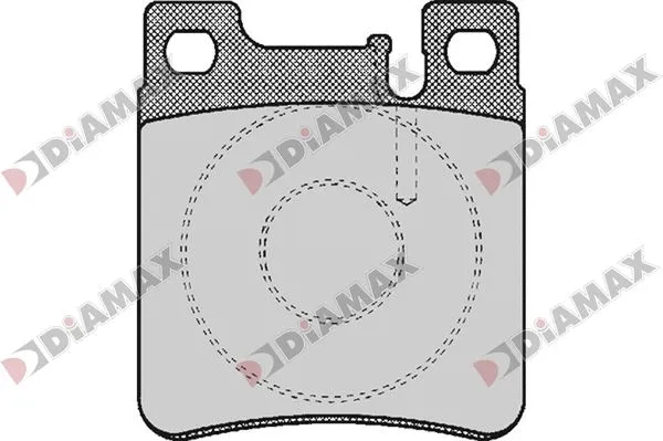 Kit de plaquettes de frein, frein à disque DIAMAX N09821