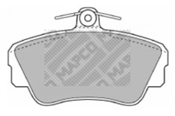 Kit de plaquettes de frein, frein à disque MAPCO 6365