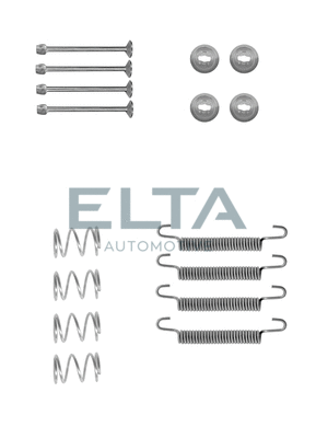 Kit d'accessoires, mâchoires de frein de stationnement ELTA AUTOMOTIVE EA8089