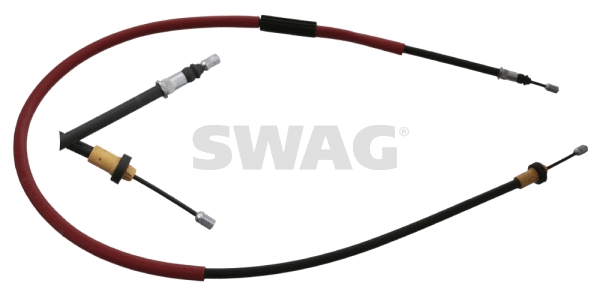 Tirette à câble, frein de stationnement SWAG 60 94 9621