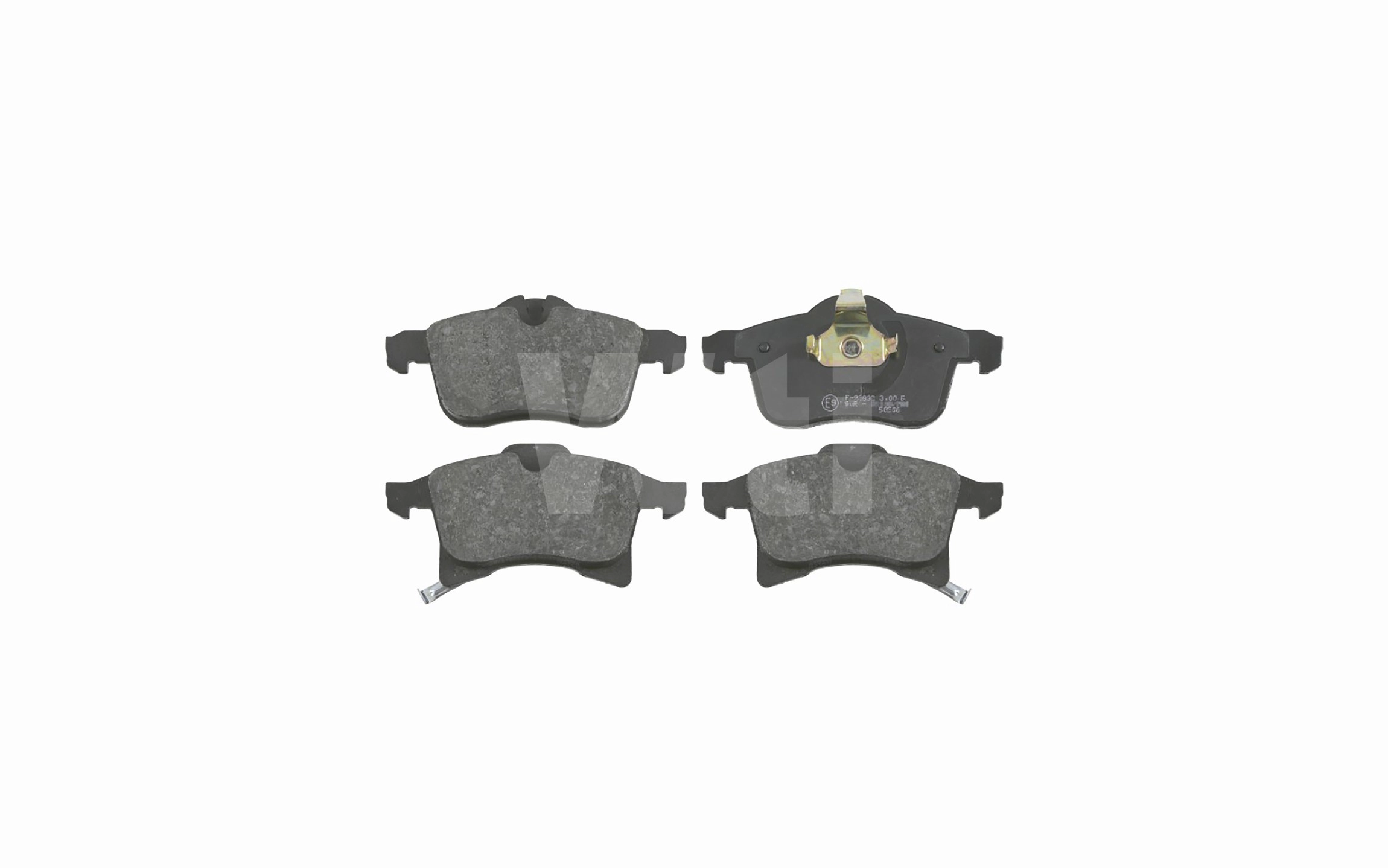 Kit de plaquettes de frein, frein à disque Wti Automotive K711160