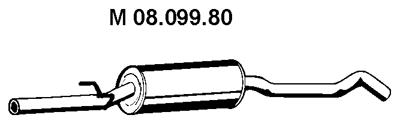 Silencieux central VEGAZ GmbH OS-406EBER