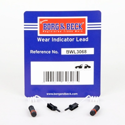 Contact d'avertissement, usure des plaquettes de frein BORG & BECK BWL3068
