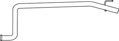 Tuyau d'échappement DINEX 73202