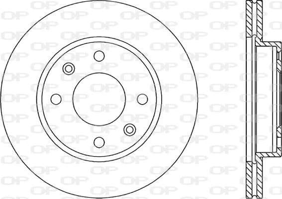Disque de frein OPEN PARTS BDR1430.20