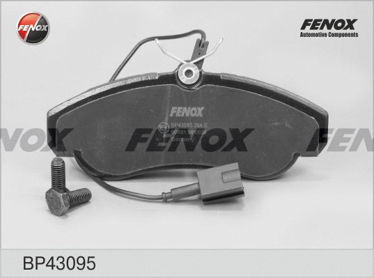Kit de plaquettes de frein, frein à disque FENOX BP43095