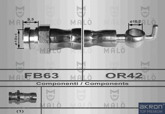 Flexible de frein AKRON-MALÒ 80037