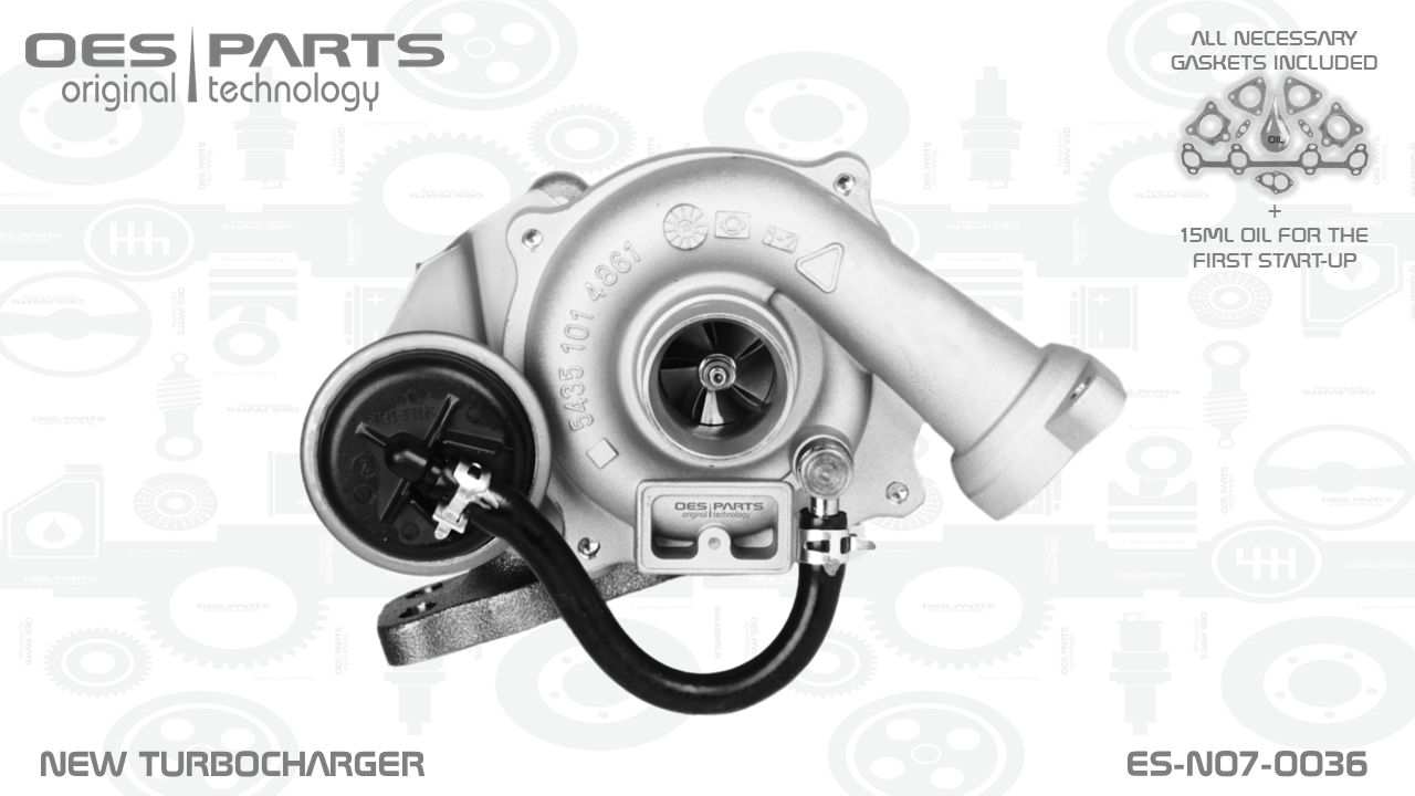 Turbocompresseur, suralimentation OES PARTS ES-N07-0036