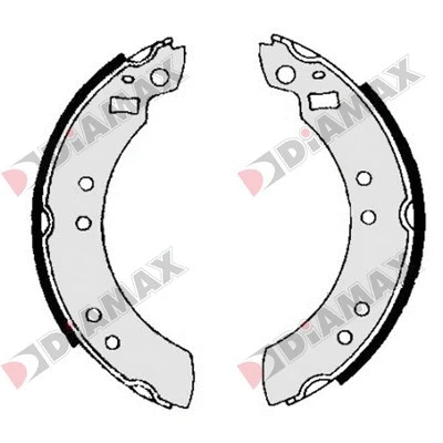 Jeu de mâchoires de frein DIAMAX N01140