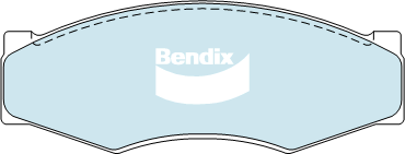 Kit de plaquettes de frein, frein à disque BENDIX-SEA DB340 4WD