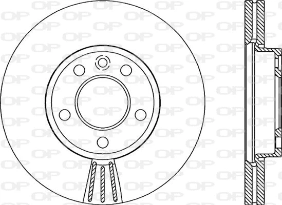 Disque de frein OPEN PARTS BDA2063.20