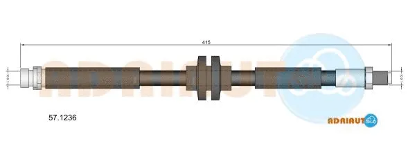 Flexible de frein ADRIAUTO 57.1236