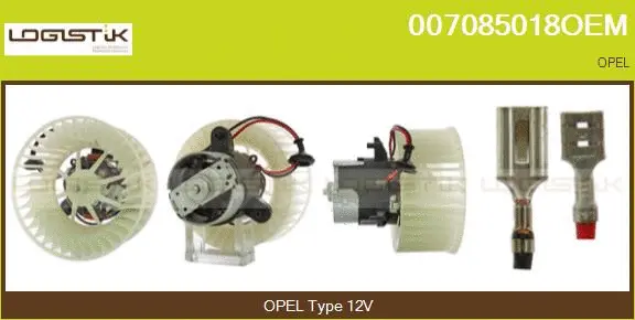 Pulseur d'air habitacle LGK 007085018OEM