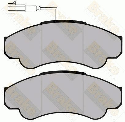 Kit de plaquettes de frein, frein à disque Brake ENGINEERING PA1284