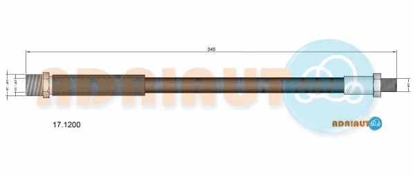 Flexible de frein ADRIAUTO 17.1200