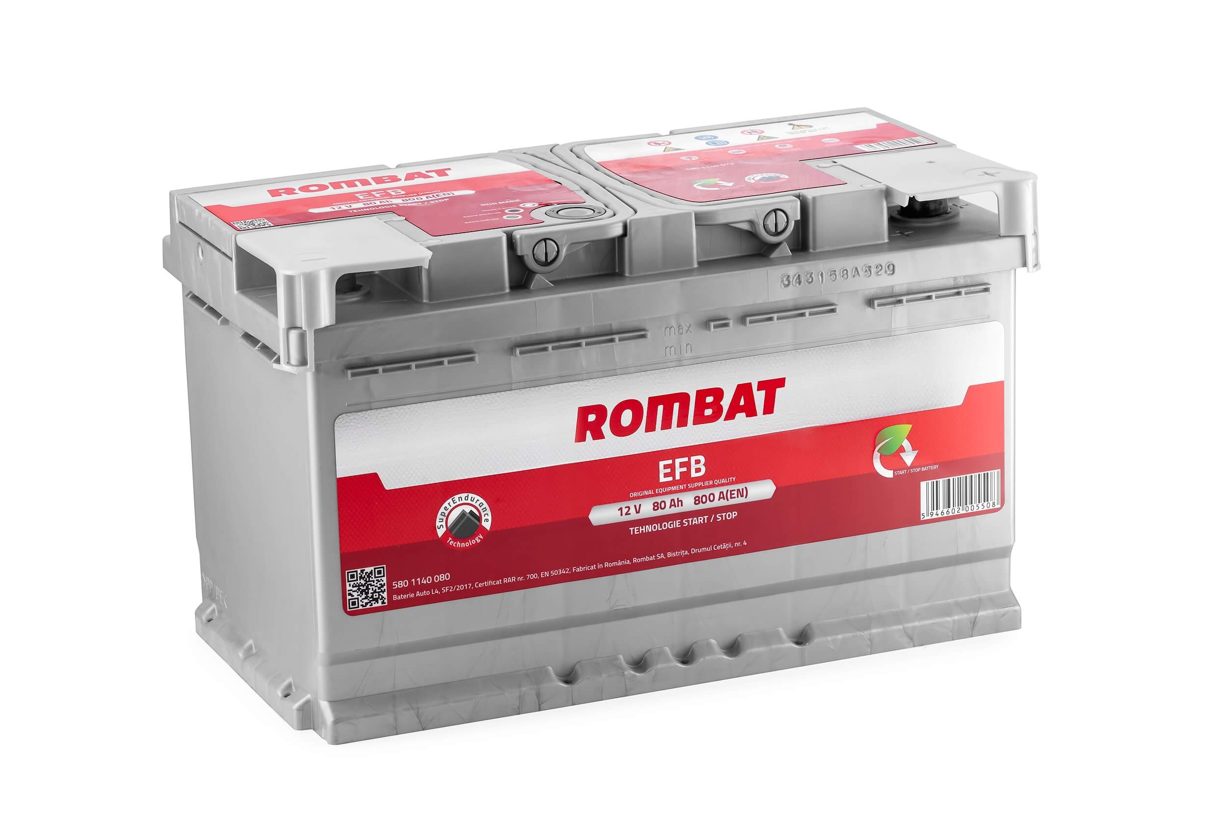 Batterie de démarrage ROMBAT 580 1140 080