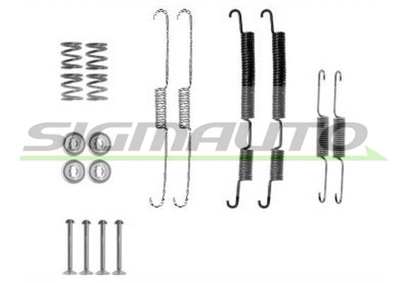 Kit d'accessoires, mâchoire de frein SIGMAUTO SK0024