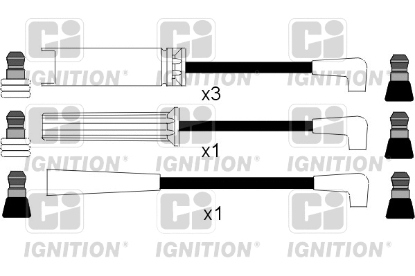 Kit de câbles d'allumage QUINTON HAZELL XC417