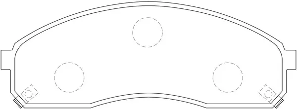 Kit de plaquettes de frein, frein à disque FIT FP3022