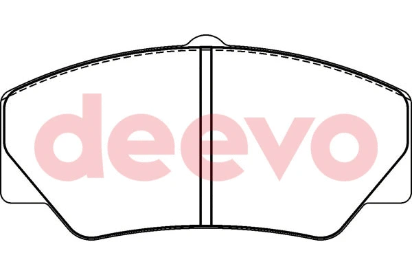 Kit de plaquettes de frein, frein à disque DEEVO BP60220